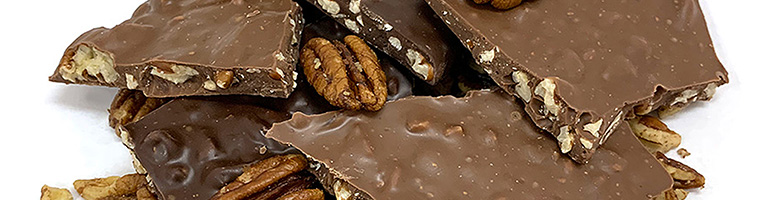 Chocolate Bark with pecans